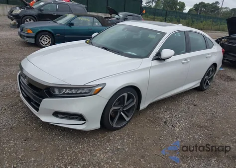 2018 Honda Accord Sport 2.0T from USA, damaged, VIN 1HGCV2F30JA015042